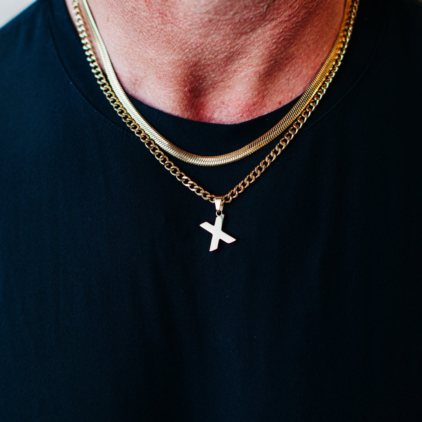 Mens X Necklace - 3 Styles available