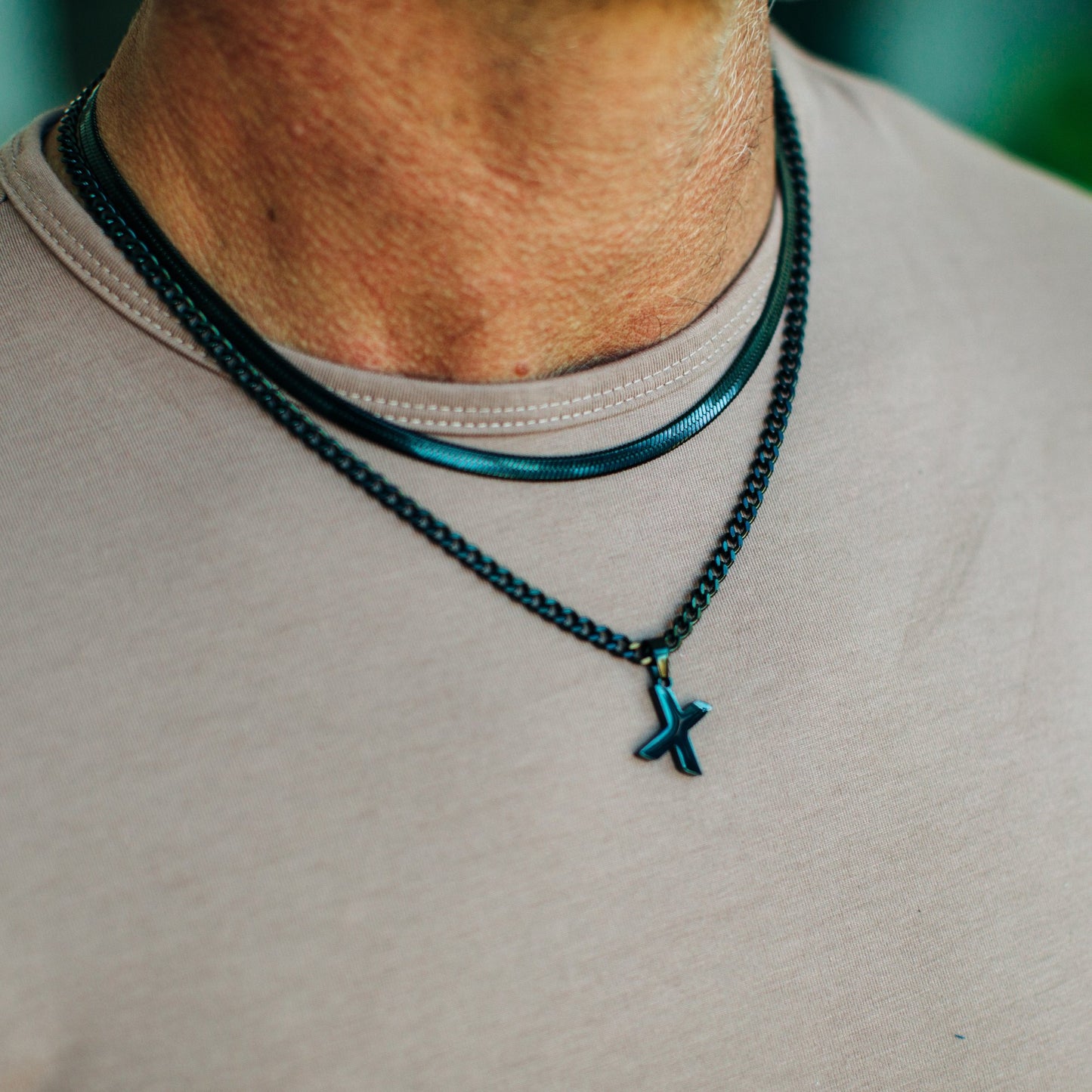 Mens X Necklace - 3 Styles available
