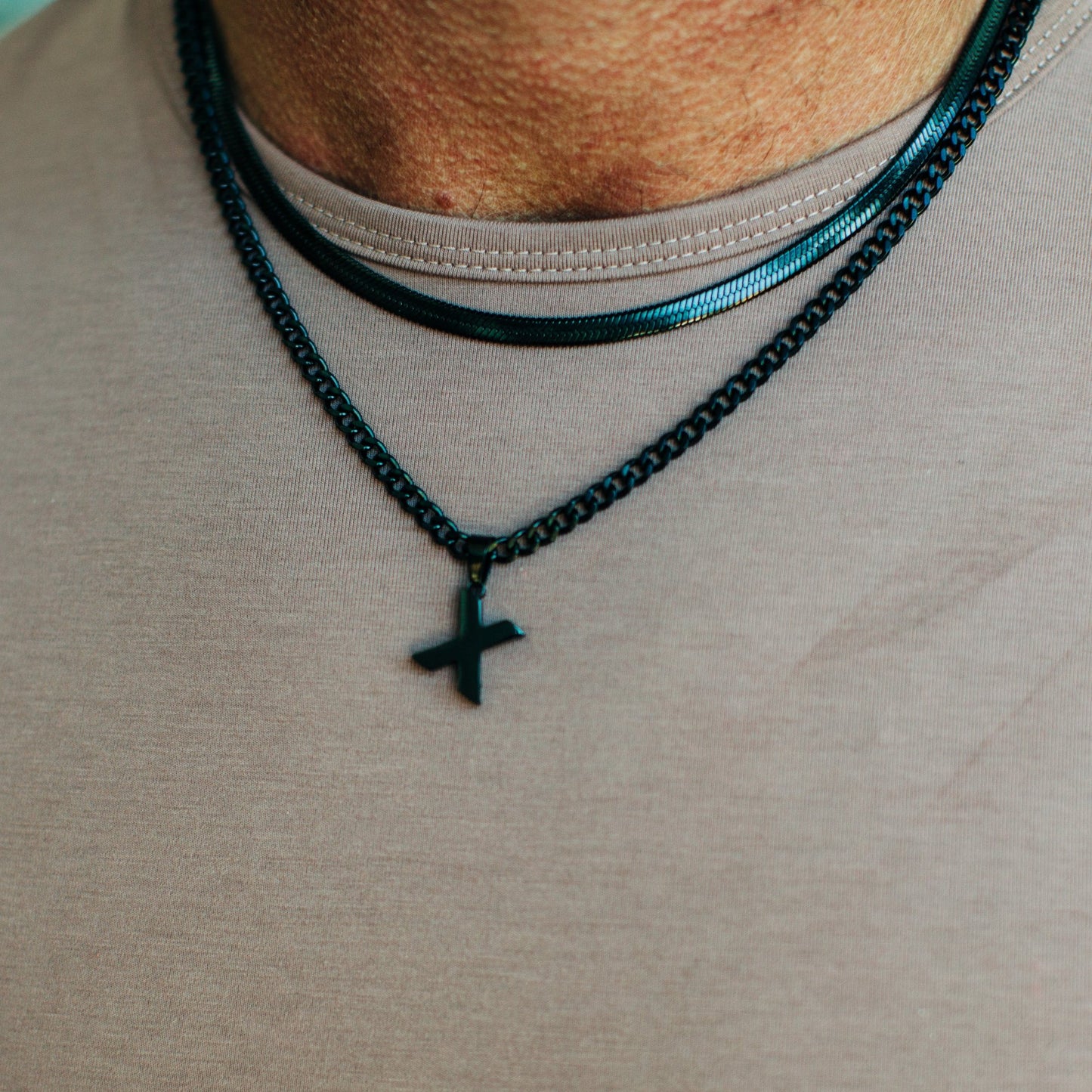Mens X Necklace - 3 Styles available