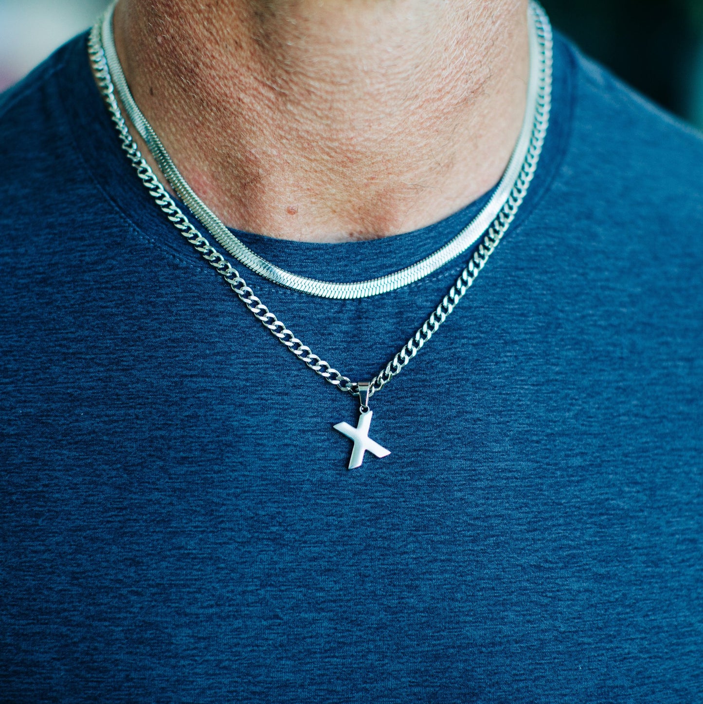 Mens X Necklace - 3 Styles available